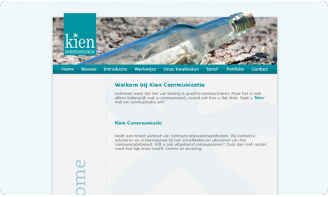 Website Kien Communicatie