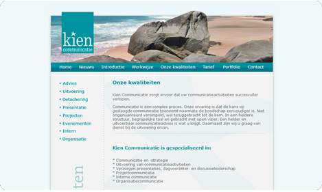 Website Kien Communicatie