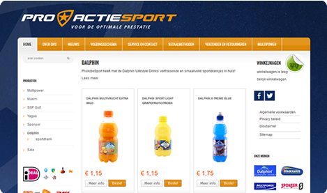 Webshop ProActieSport