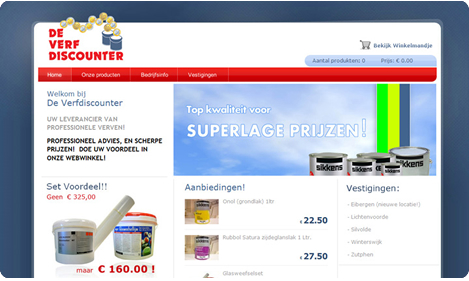 Website De Verfdiscounter