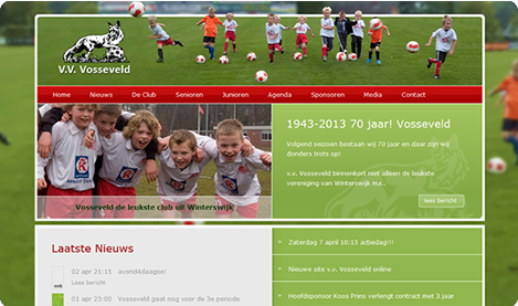 Website V.V. Vosseveld