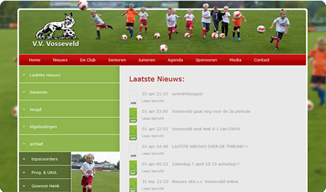 Website V.V. Vosseveld